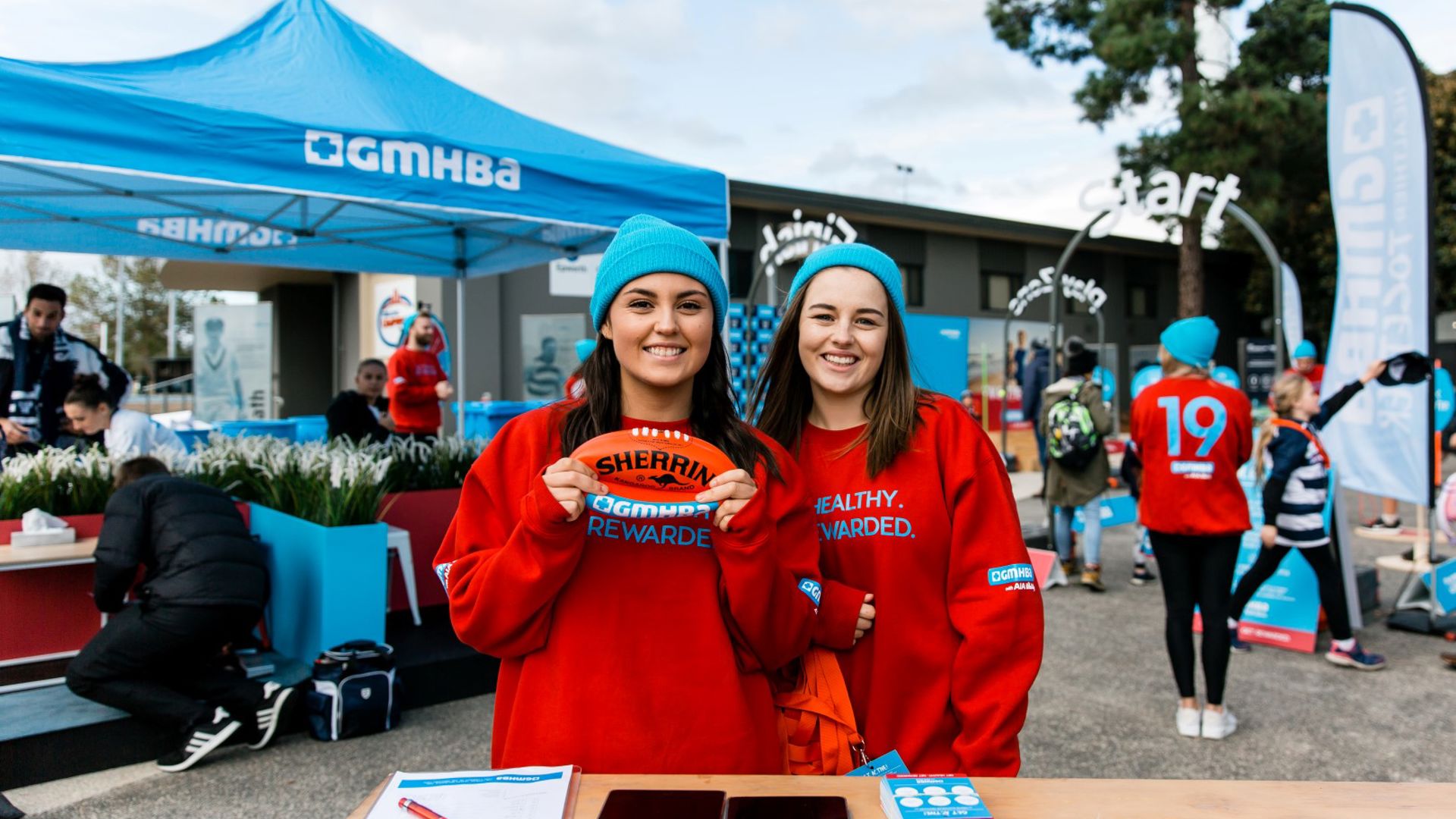 GMHBA team supporting the community and Geelong Cats