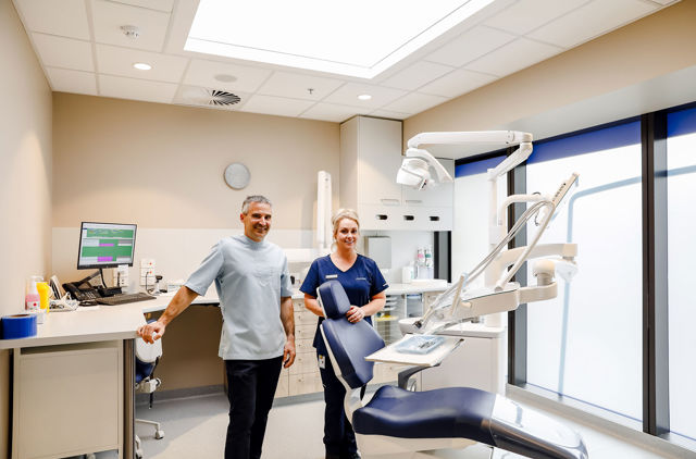 Dentists at GMHBA Dental Care ready for patients