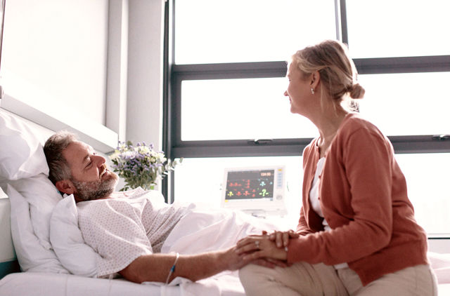 GMHBA members visiting hospital with peace of mind